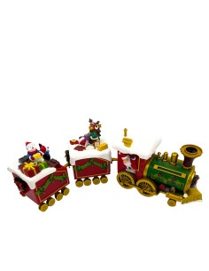 Tren navidad 53x16cm con rieles, luz y sonido