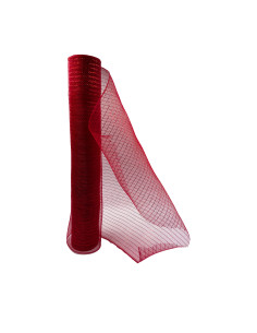 Malla navidad 52x915cm rojo