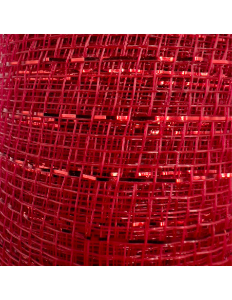 Malla navidad 52x915cm rojo