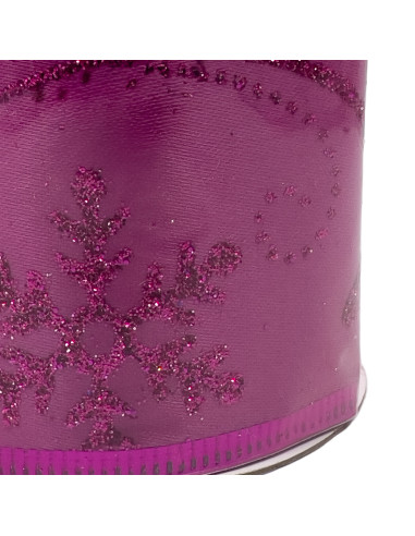 Cinta Regalo Rosada 6,3x250cm - Decoración Navideña