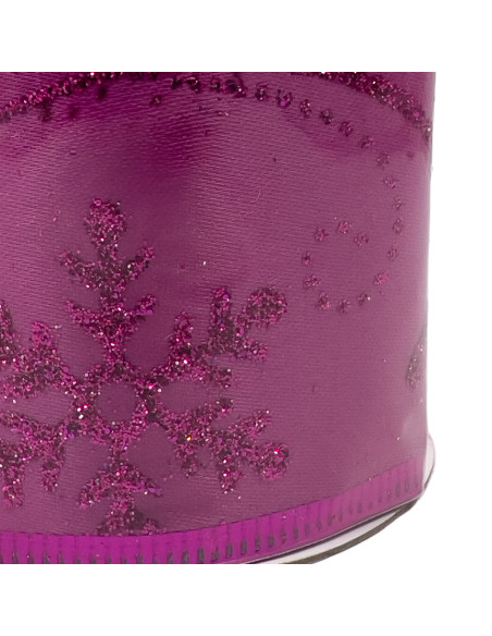 Cinta regalo rosada 6,3x250cm