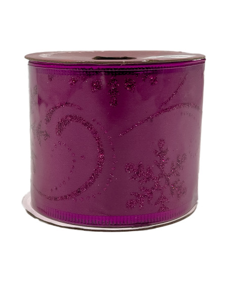 Cinta regalo rosada 6,3x250cm