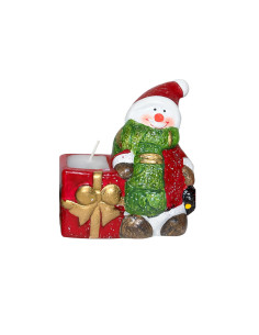 Porta velas navidad 8x10cm viejo pascuero 2