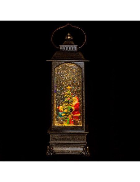 Farol navidad con luz y sonido 29cm