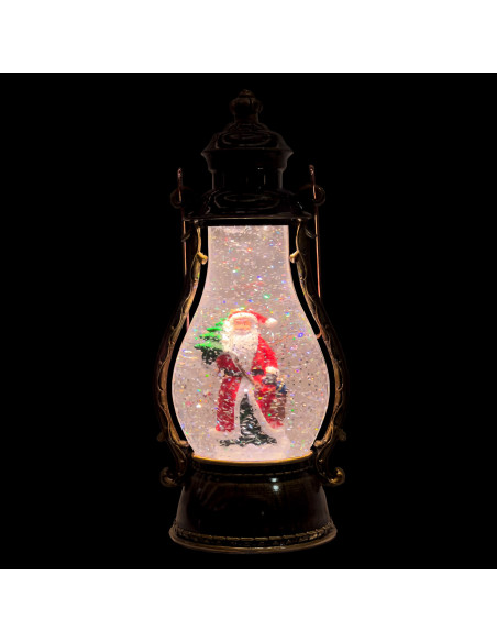 Farol navidad con luz y sonido 30cm