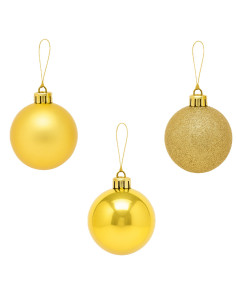 Bola navidad 7cm 20pcs dorado