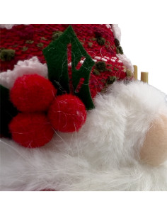 Viejo pascuero 28cm gnomo rojo 2