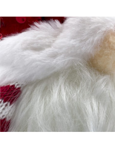 Viejo pascuero 28cm gnomo glitter 2