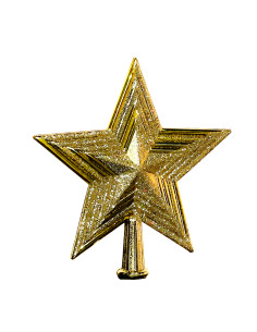 Estrella árbol navidad 16x12cm