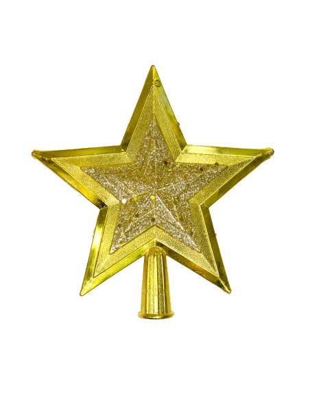 Estrella árbol navidad 22x20cm