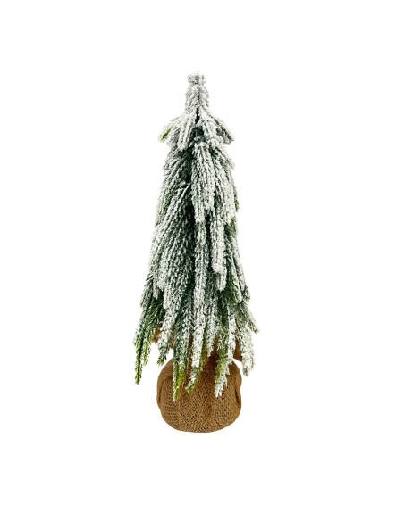 Adorno árbol navidad 30cm nevado