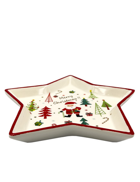 Pocillo navidad 23x22cm estrella