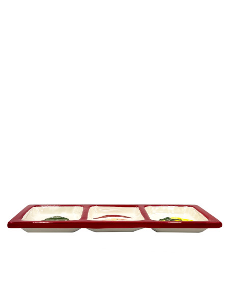 Pocillo navidad 28,5x12cm triple