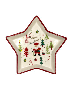 Pocillo navidad 23x22cm estrella