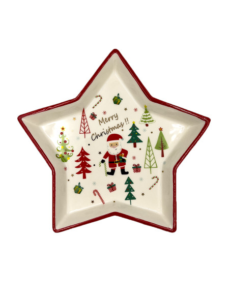 Pocillo navidad 23x22cm estrella