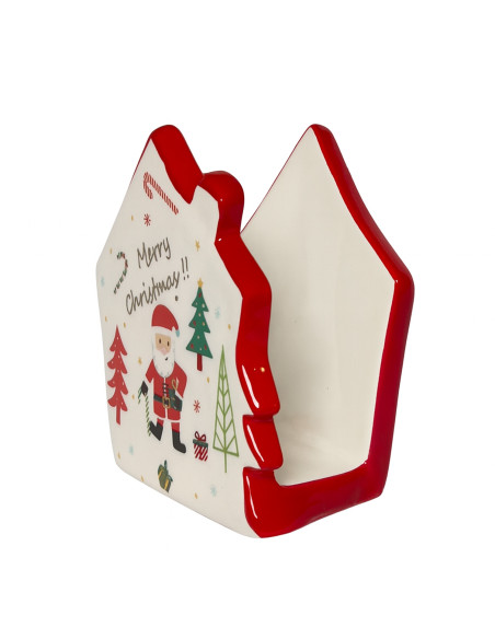 Porta servilleta navidad 9x10,5cm