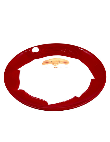 Plato navidad 26cm Santa