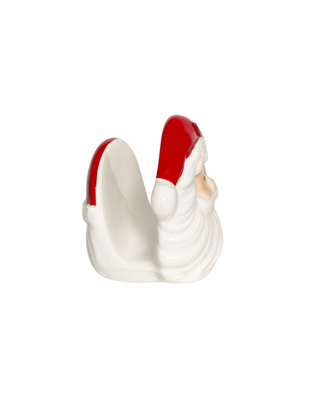 Porta servilleta navidad 11x10,5x8cm viejo pascuero