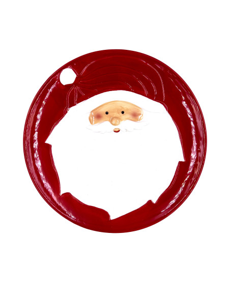 Plato navidad 26cm Santa