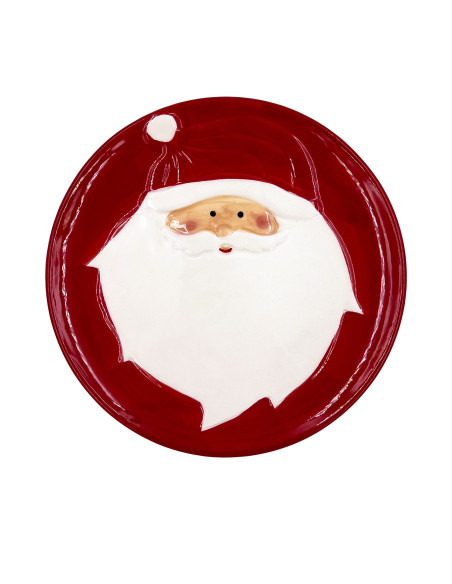 Plato navidad 21cm Santa