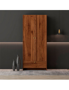 Closet 2 puertas Boegel café 2