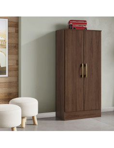 Closet 2 puertas Maui castaño