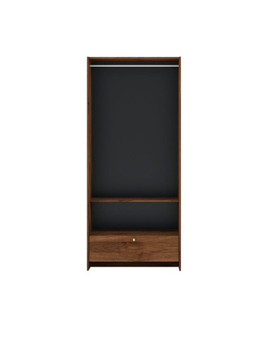 Closet 2 Puertas Boegel Café - Diseño Moderno y Funcional