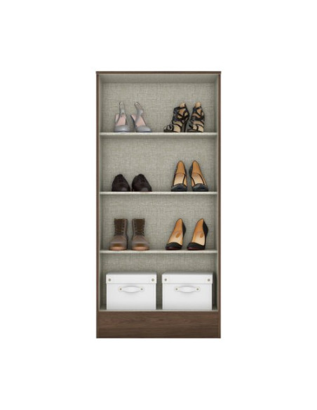 Closet 2 puertas Maui castaño