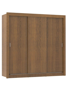 Closet 3 puertas 2 cajones Lyon rustic