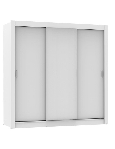 Closet 3 puertas 2 cajones Lyon blanco