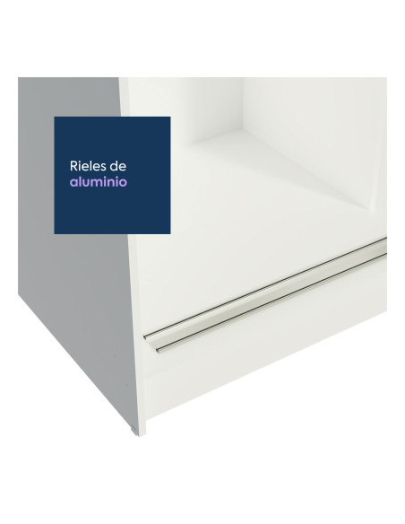 Closet 2 puertas Tokio blanco
