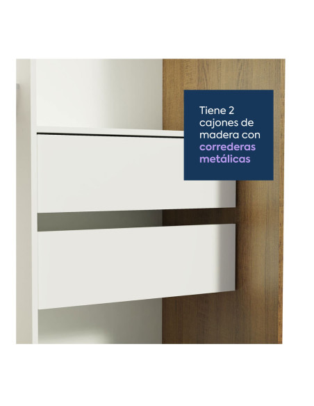 Closet 2 puertas Tokio rustic