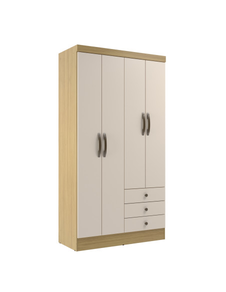 Closet 4 puertas Londres Canary/Off White