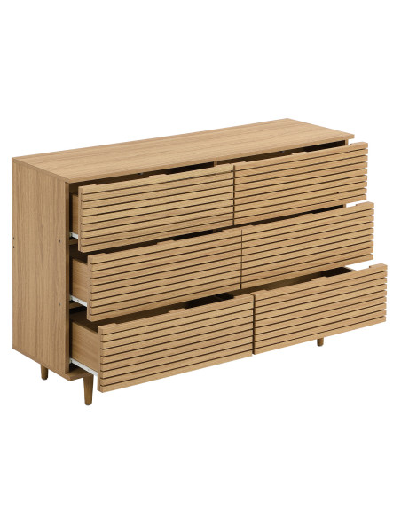 Cómoda Edano 6 cajones