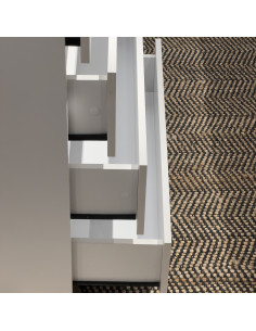 Cómoda Hantu 4 cajones con espejo 2