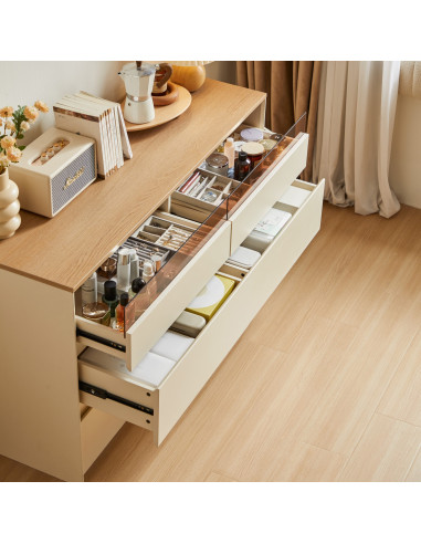 Cómoda Estonia 6 Cajones - Mueble de Dormitorio de Calidad