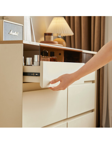 Cómoda Estonia 6 Cajones - Mueble de Dormitorio de Calidad