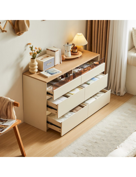 Cómoda Estonia 6 cajones