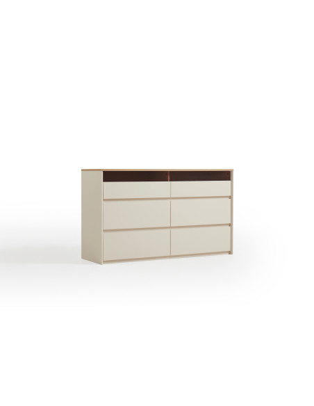 Cómoda Estonia 6 cajones