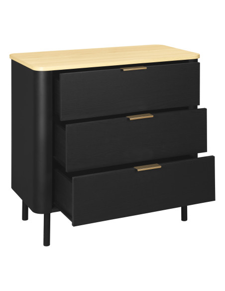 Cómoda Kairi 3 cajones