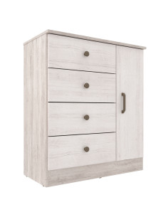 Cómoda Lisboa Fendy/Nature 4 cajones