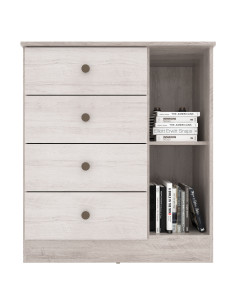 Cómoda Lisboa Fendy/Nature 4 cajones 2
