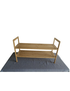 Zapatero 2 niveles bambú