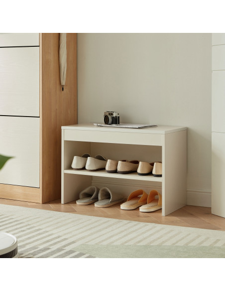 Zapatero Adila blanco madera