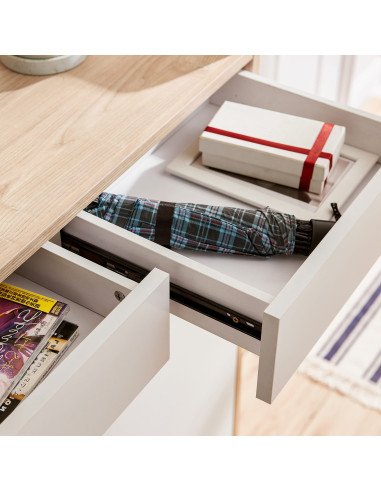 Zapatero Janna Blanco - Organización Elegante para Dormitorio