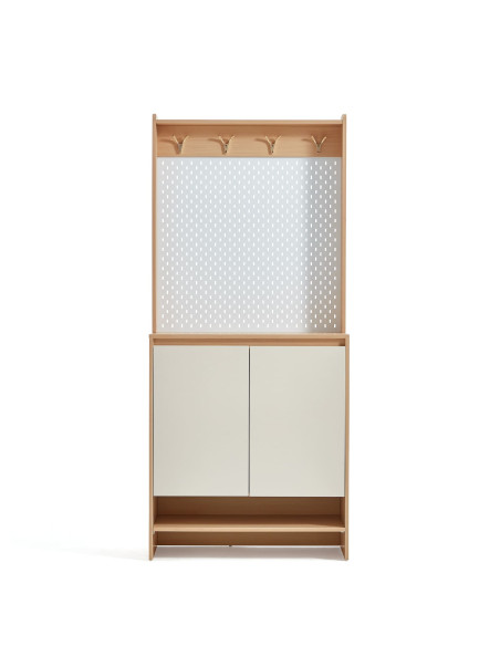 Zapatero multiuso Nayla blanco madera