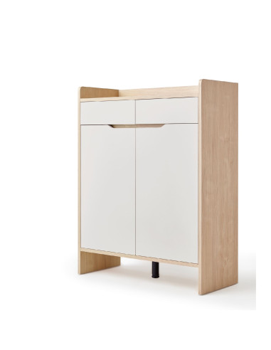 Zapatero Janna Blanco - Organización Elegante para Dormitorio