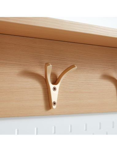 Zapatero Multiuso Nayla Blanco Madera - Organiza con Estilo