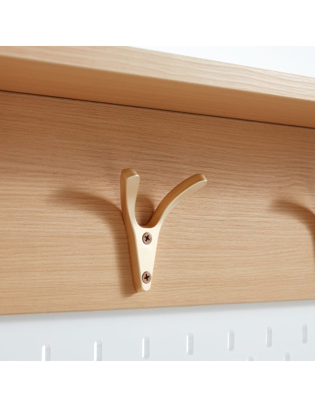 Zapatero multiuso Nayla blanco madera
