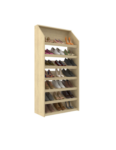 Zapatero Ravenna Carvalho 68x138x30 cm - Mueble Dormitorio